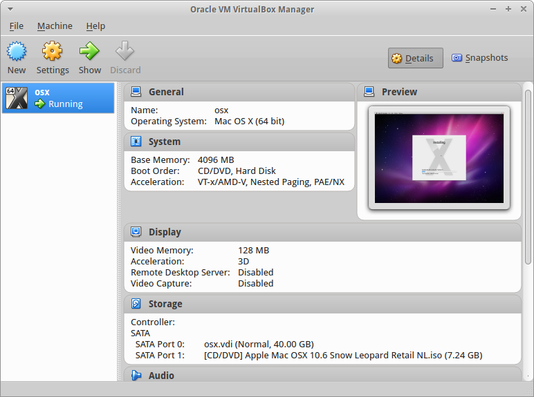 how to get mac os x for virtualbox